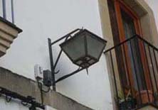 Farolas calles secundarias de Úbeda